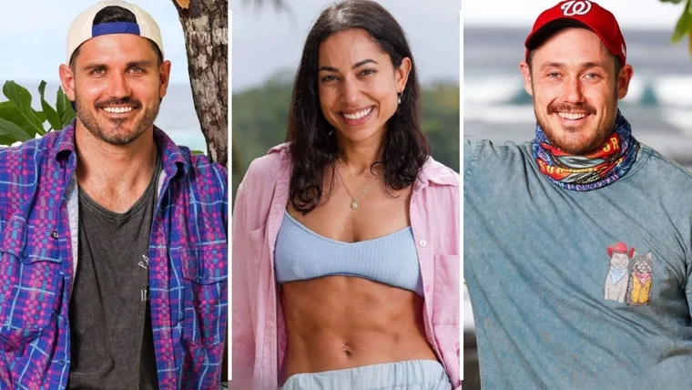 Australian Survivor: Redemption returning contestants Simon Mee, Brooke Jowett and Harry Hill