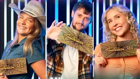Australian Idol contestants Lily-Grace Grant, Kalani Artis and Harriet Kenworthy