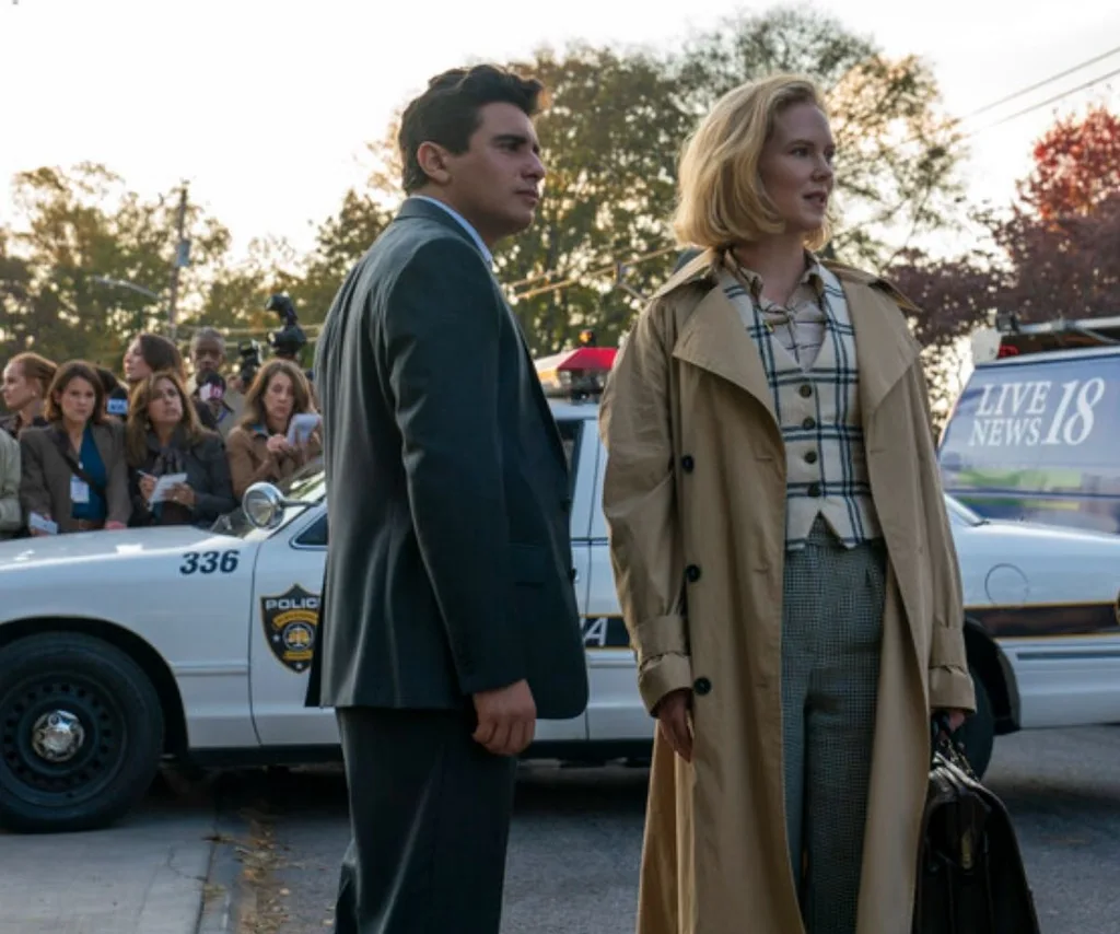 Rosy McEwen and Jake Cannavale in Scarpetta