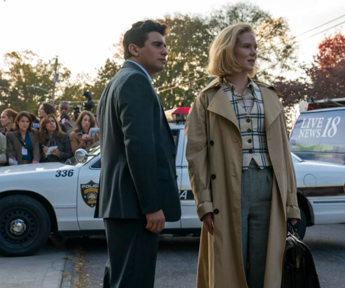 Rosy McEwen and Jake Cannavale in Scarpetta