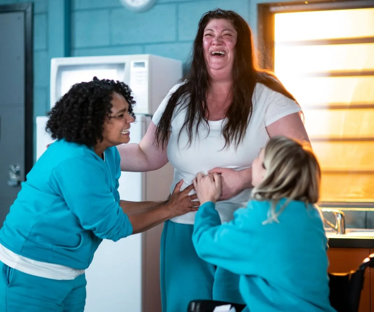 Boomer announces her pregnacy on Wentworth