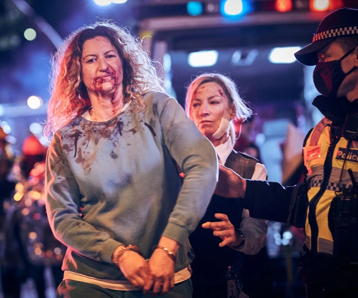 Kate Box as Lou Kelly in Wentworth