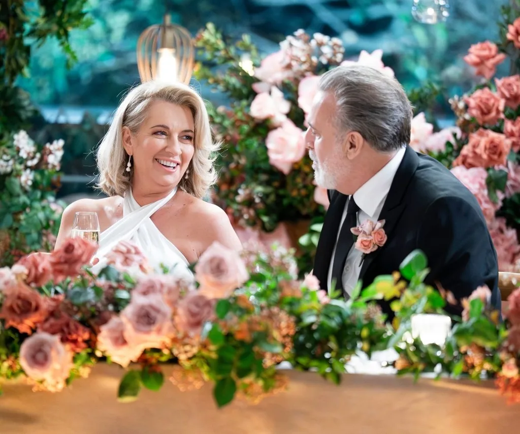 MAFS Rebecca and Steve get to know each other at their reception