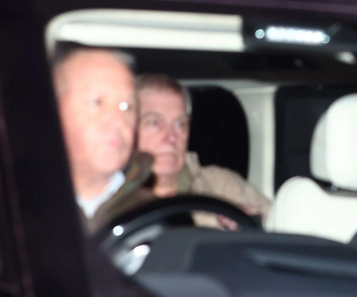 Andrew Mountbatten-Windsor seen returning home following his arrest