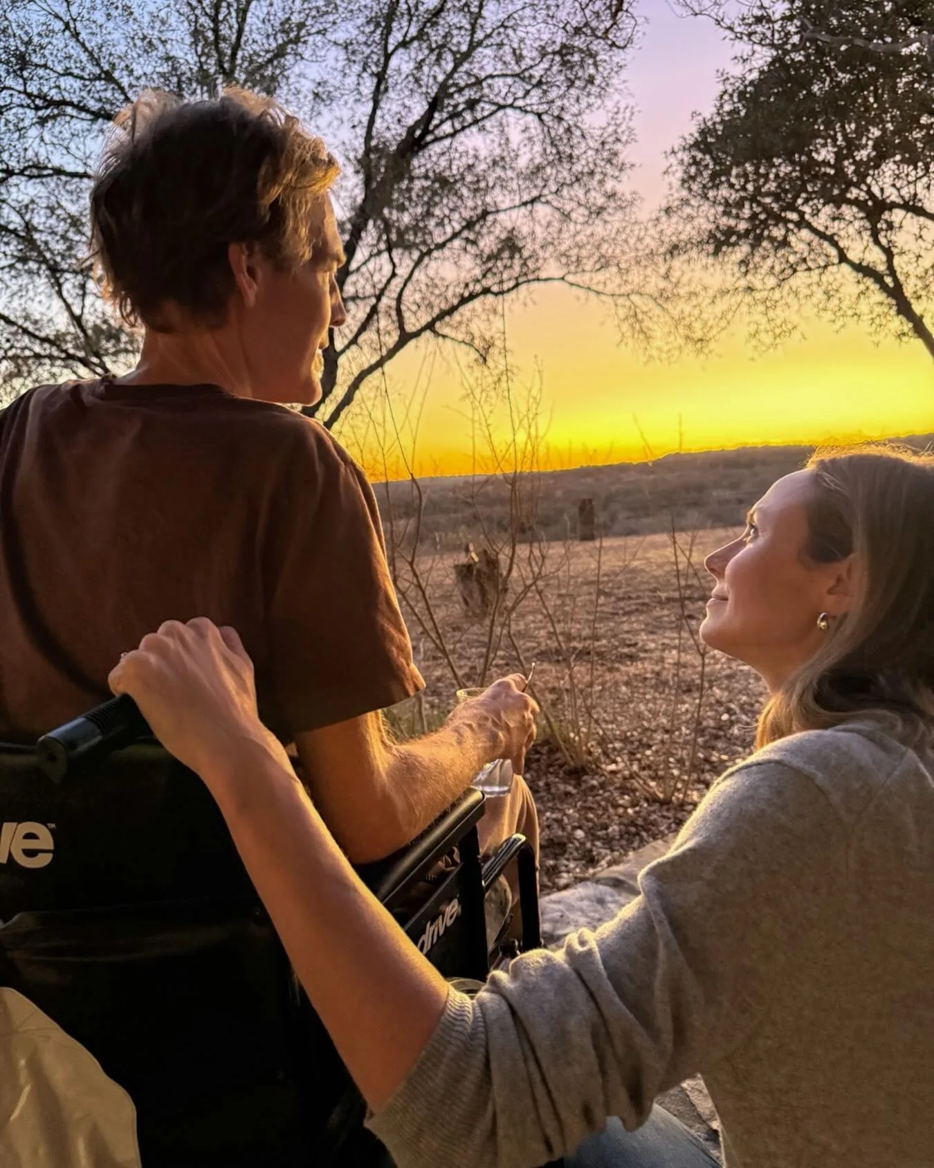 James Van Der Beek watching the sunrise before his death