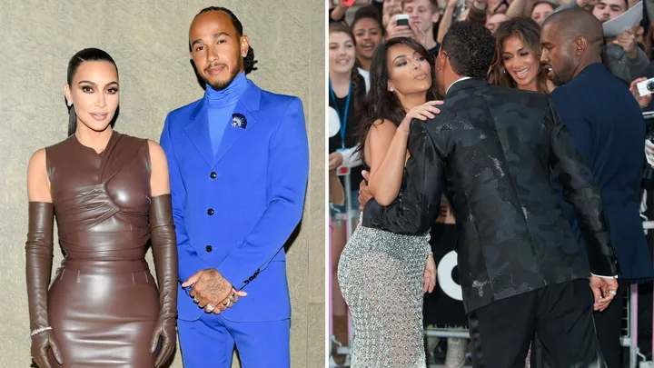 Kim Kardashian Lewis Hamilton