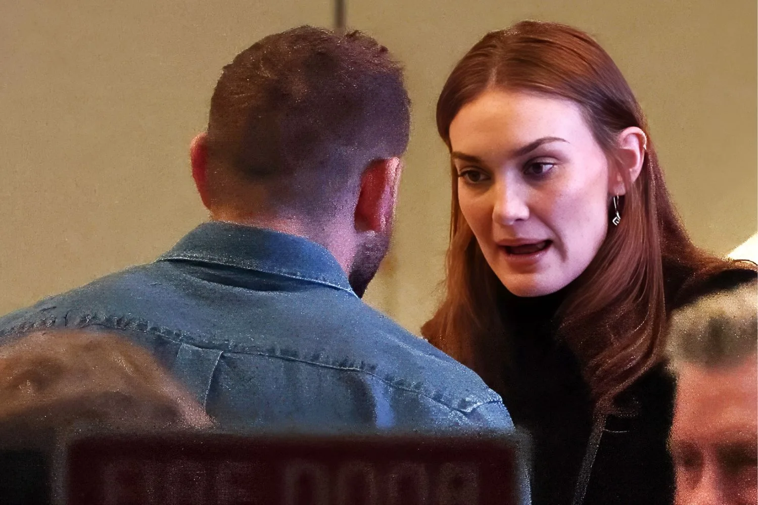 MAFS Brook chats to Scott on the Bondi night out