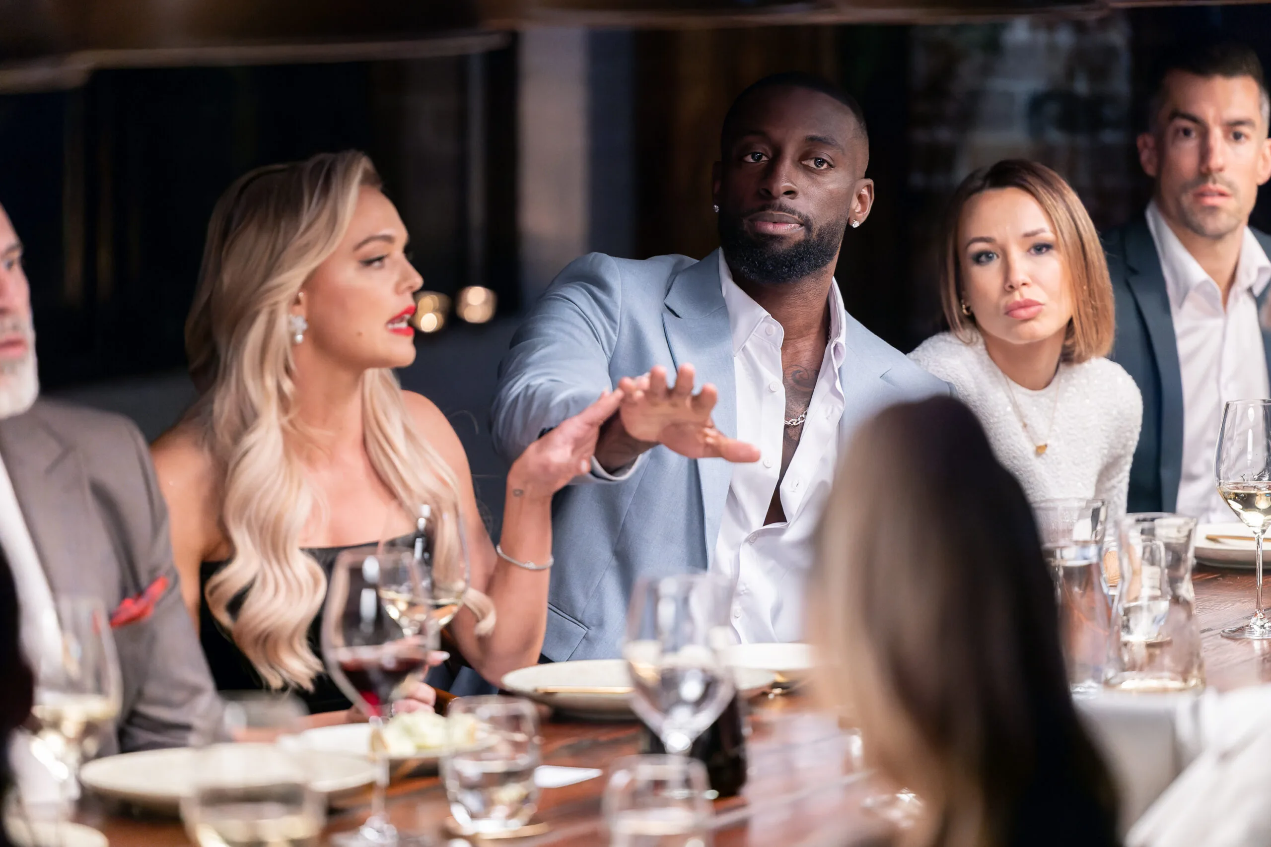 Alissa tries to defend herself during the MAFS Dinner Party attack
