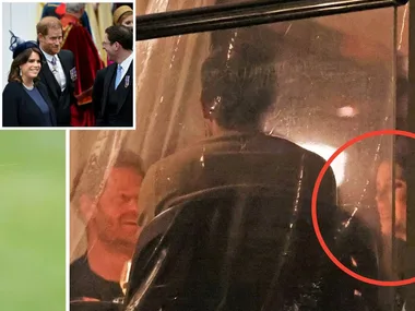 Princess Eugenie, prince Harry, Jack Brooksbank