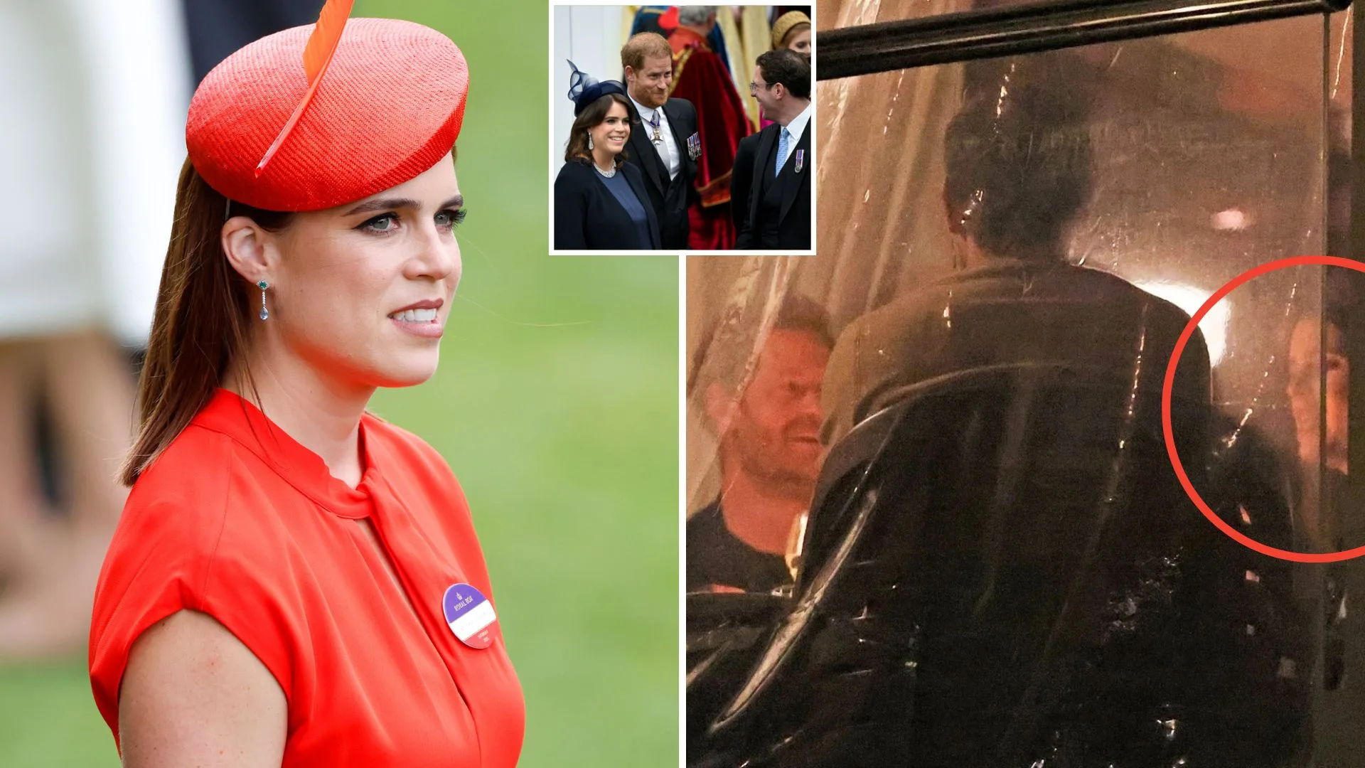 Princess Eugenie, prince Harry, Jack Brooksbank