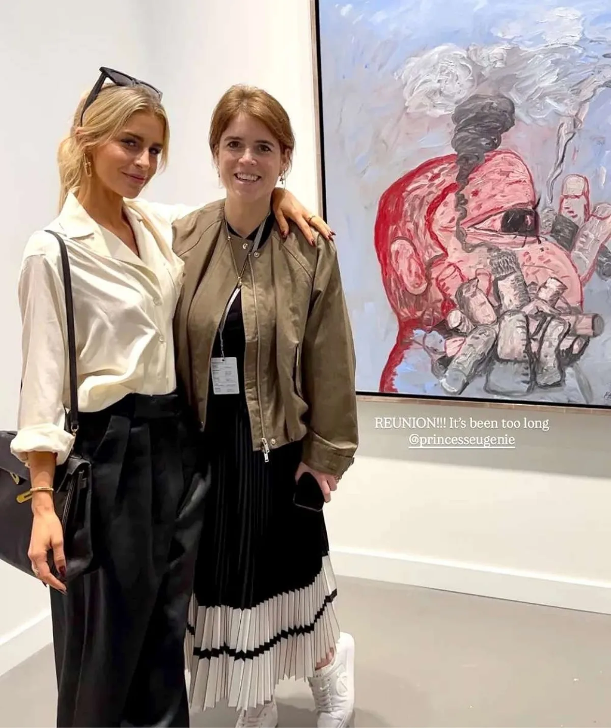 princess eugenie spotted in qatar 