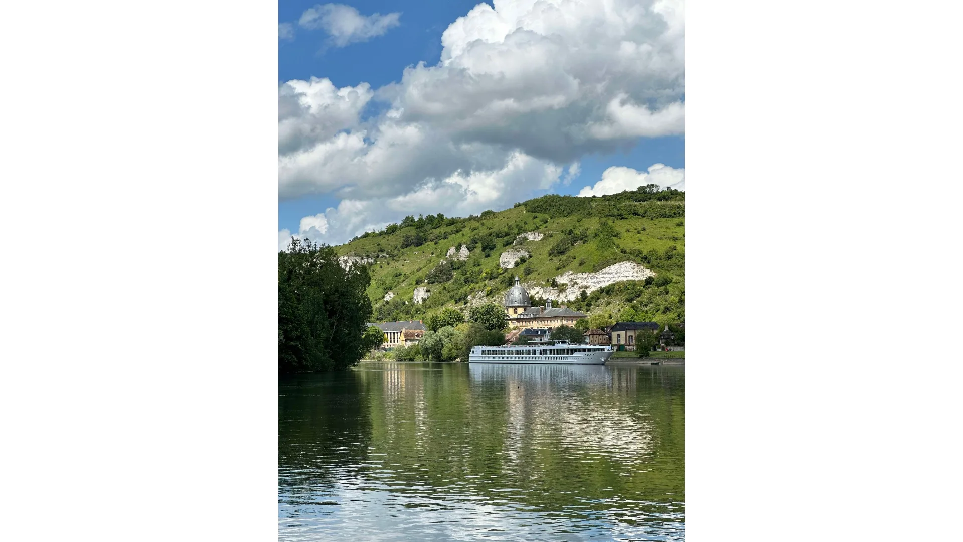 View of the Seine River in France.