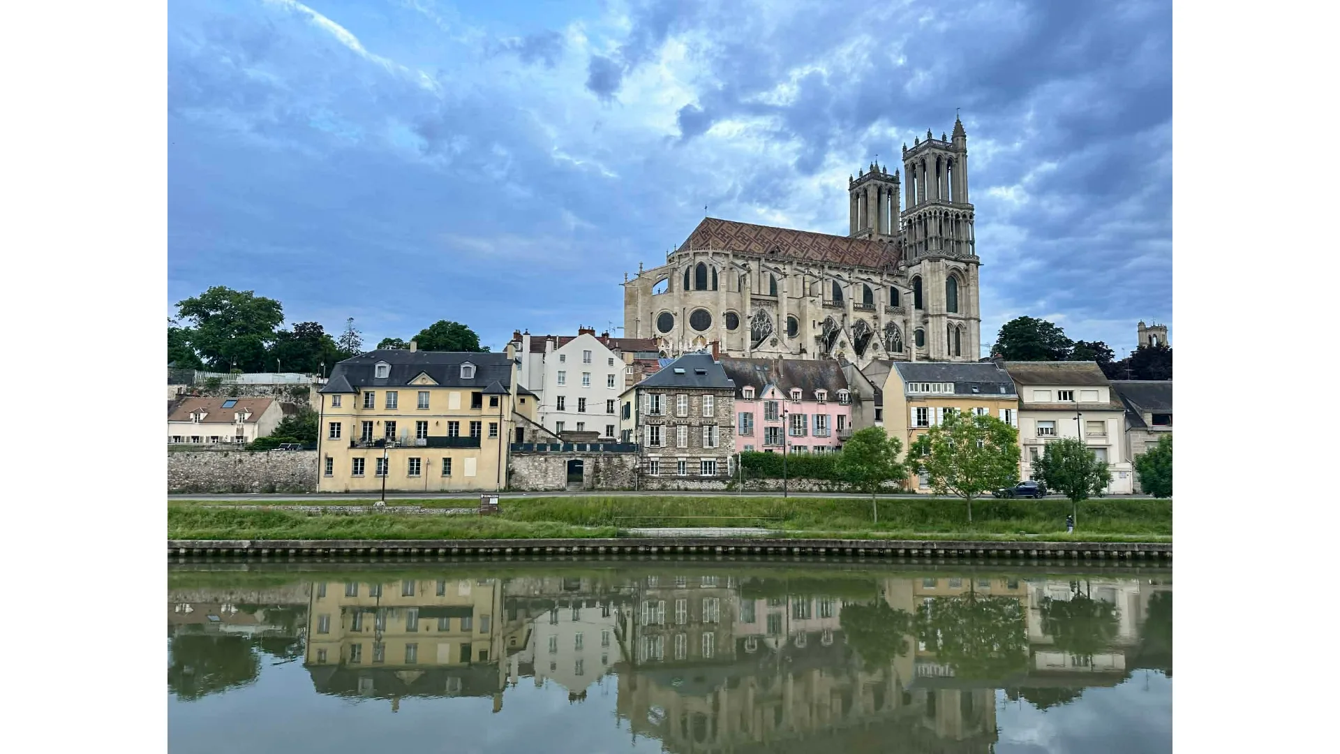 View from the Seine in Normandy.