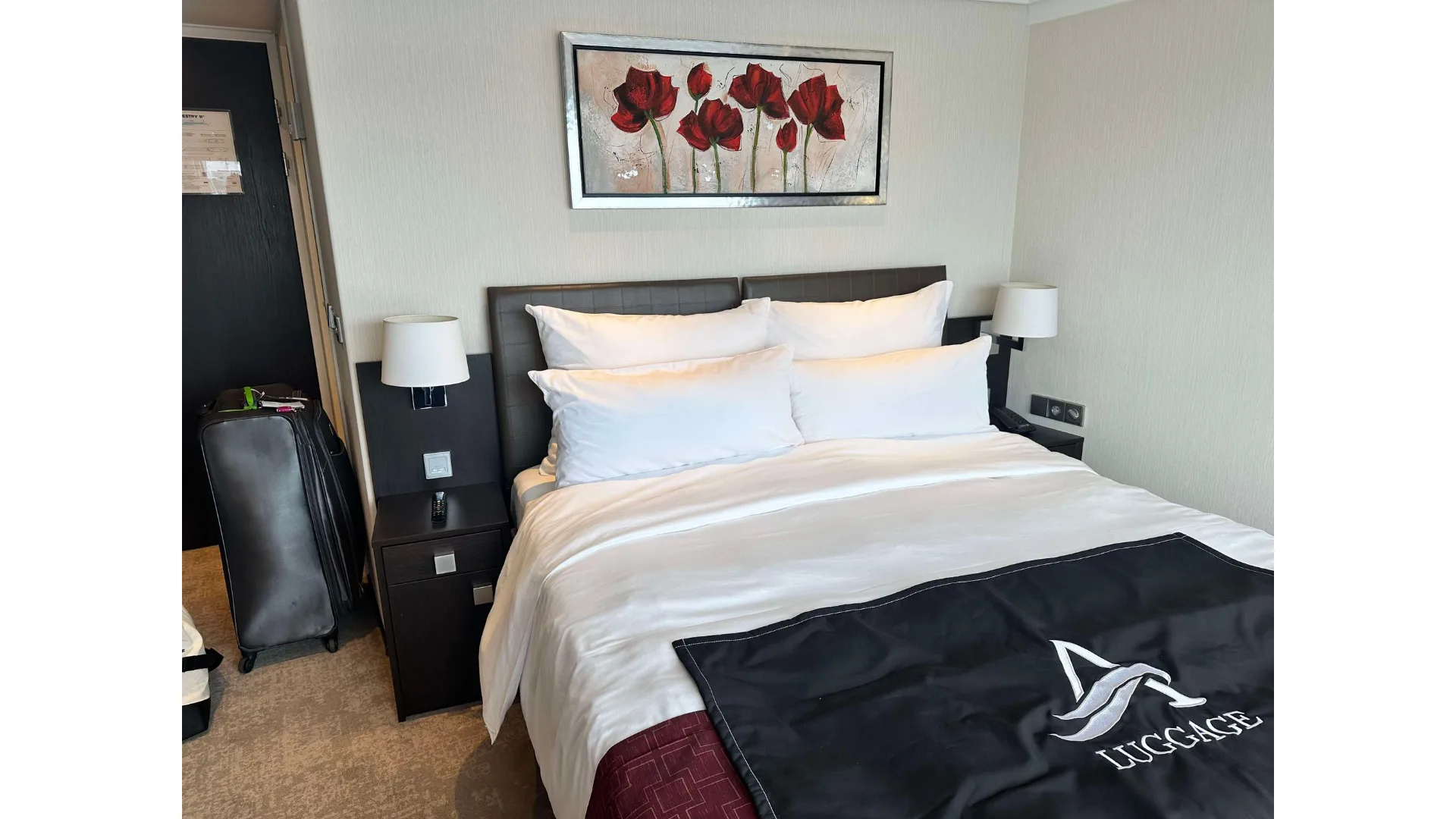 The suite onboard the Avalon cruise ship.