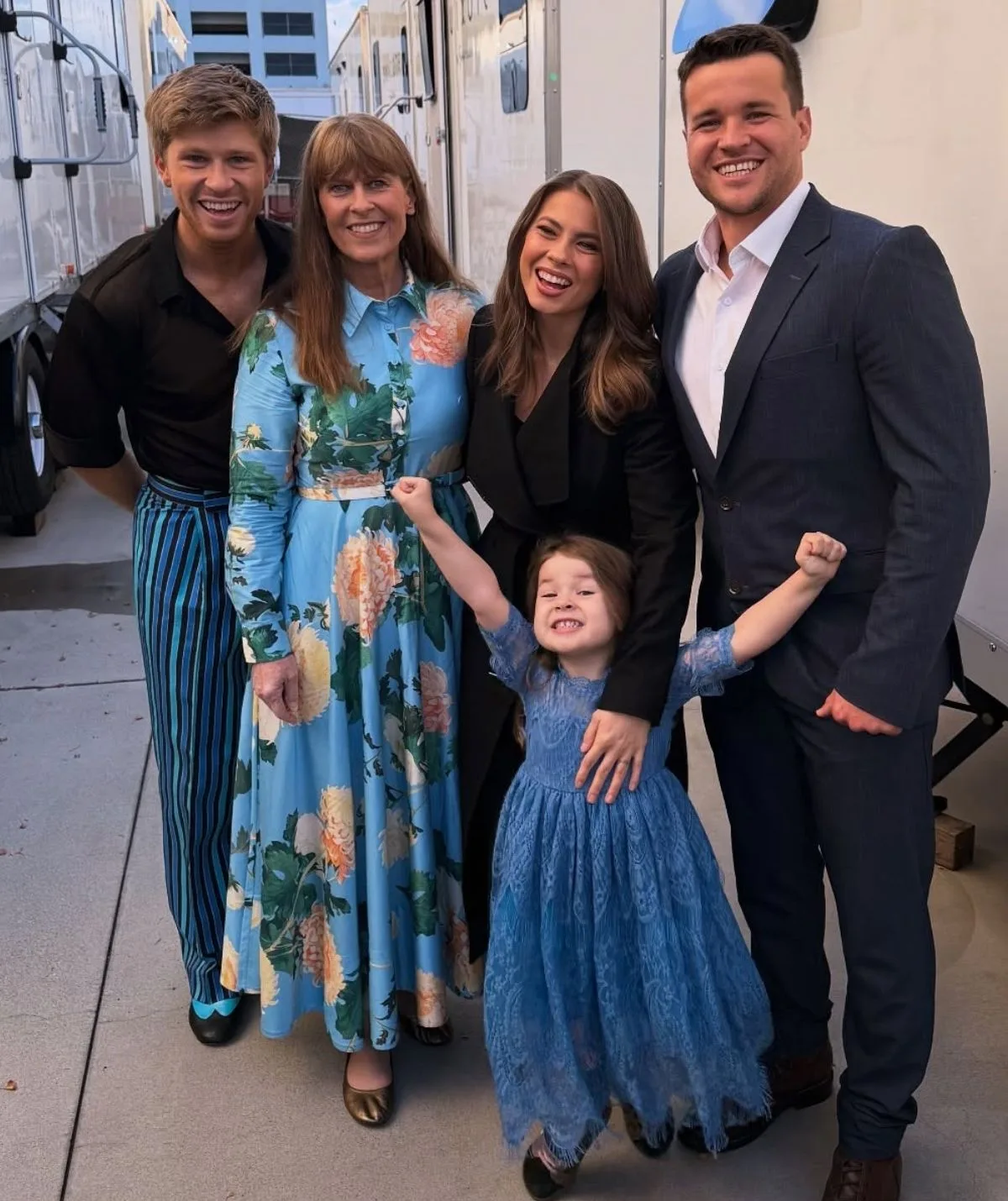 The Irwin family at US DWTS