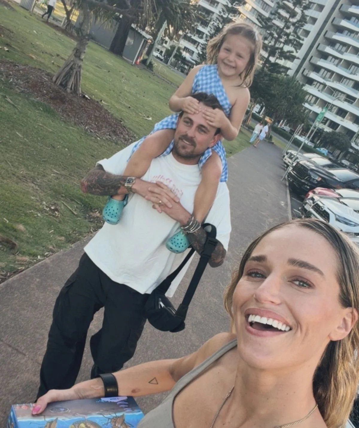 Ellidy Pullin, Minnie Pullin and Brock Wadsworth