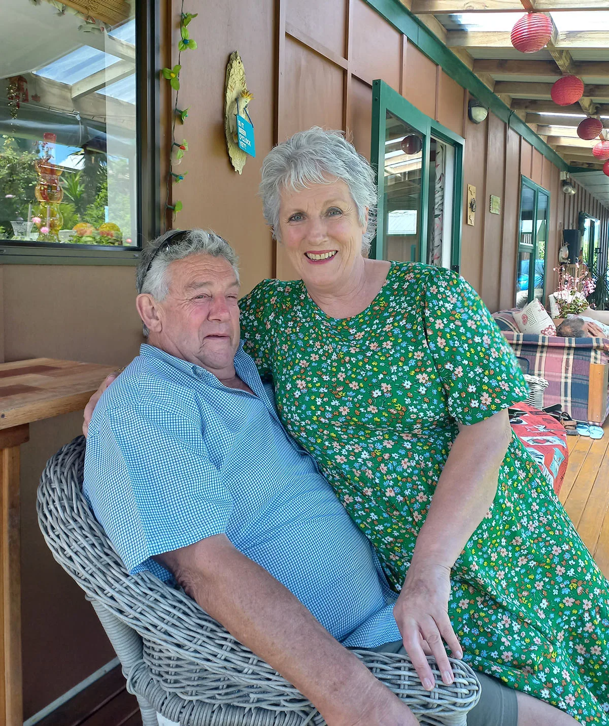 Glen and I (Image: Supplied)