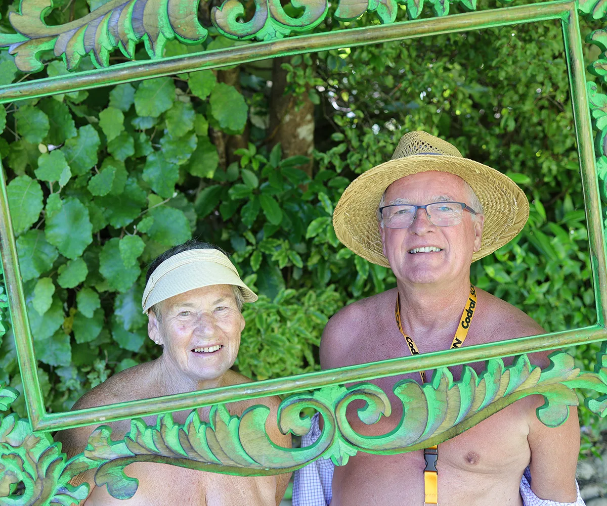 Me with my travel companion and friend Pieter. (Image: Supplied)