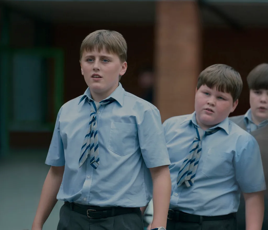 Amos Kitson as Dudley in the new Harry Potter TV series