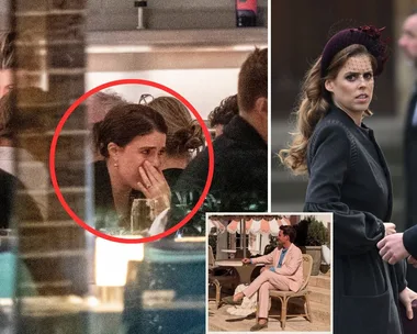 Princess Eugenie crying, Princess Beatrice and her husband Edo Mapelli Mozzi