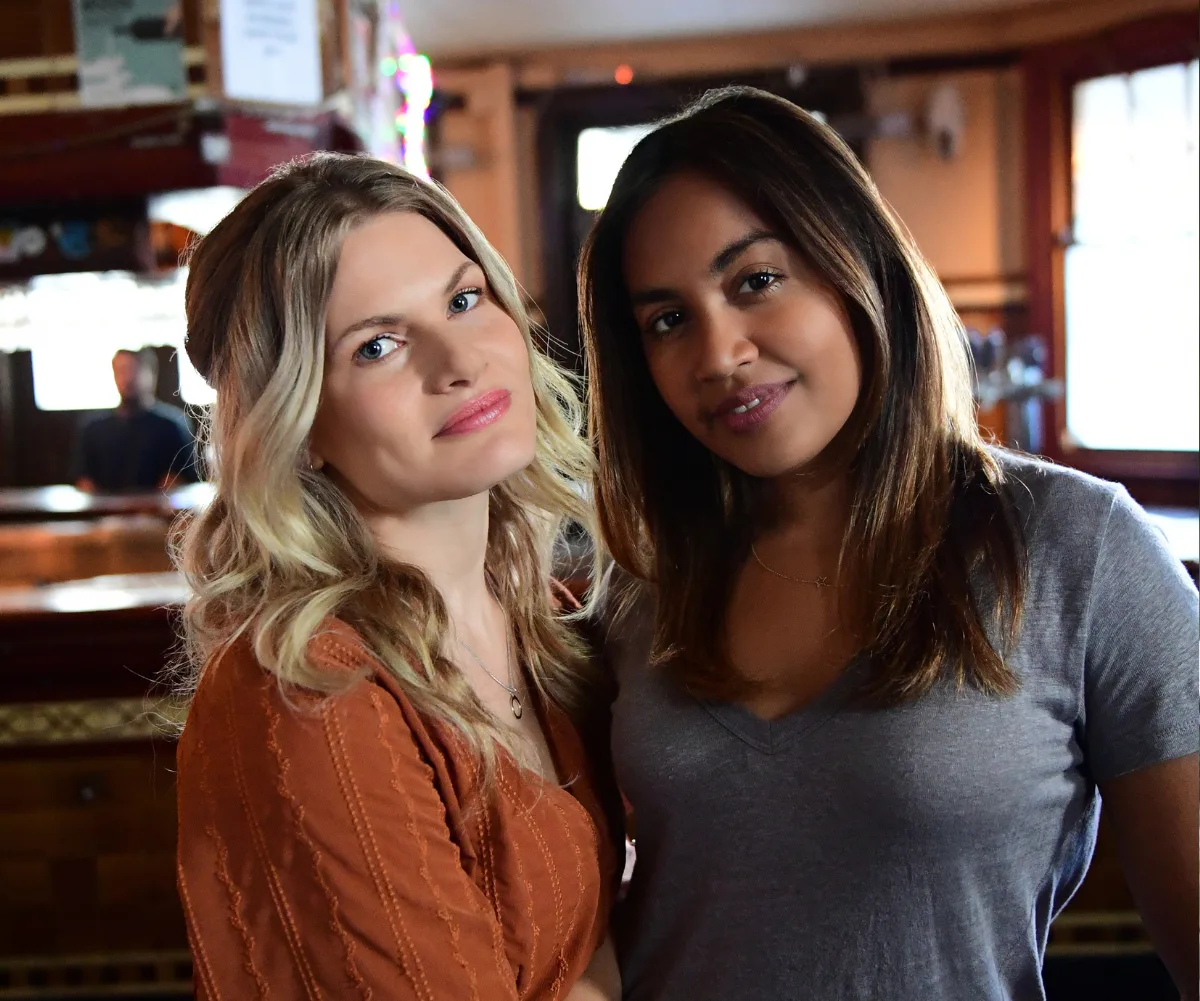 Bonnie Sveen and Jessica Mauboy in The Secret Daughter.