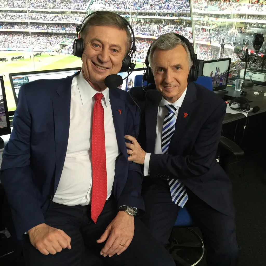 Dennis Cometti and Bruce McAvaney.