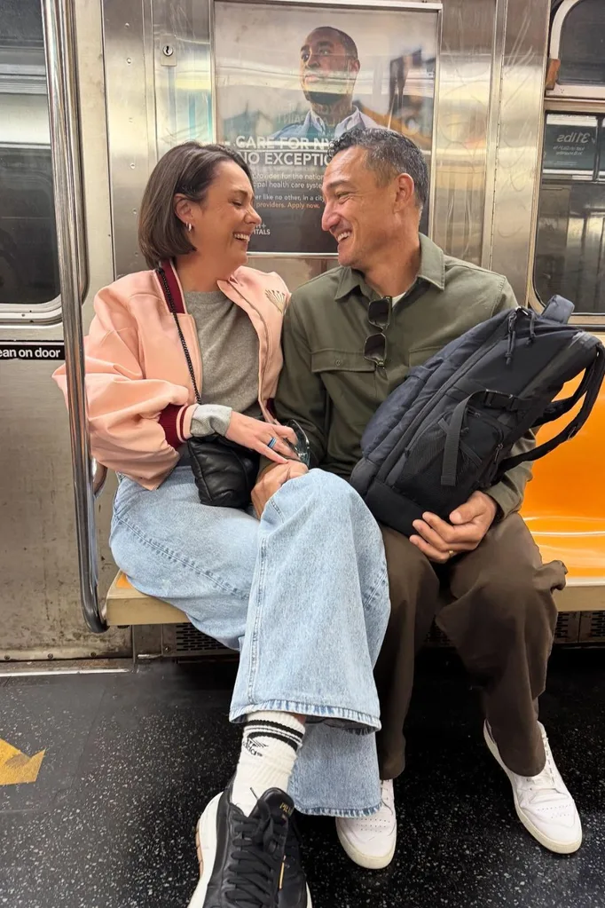 Celeste Barber and husband Api