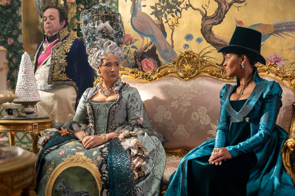 Queen Charlotte (Golda Rosheuvel) holds all the power in the Ton