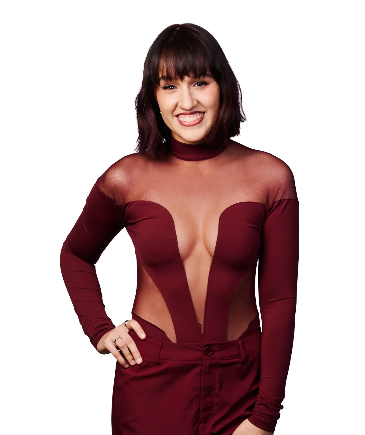 Jacinta recently quit her job as a heavy machine operator to focus on Australian Idol.