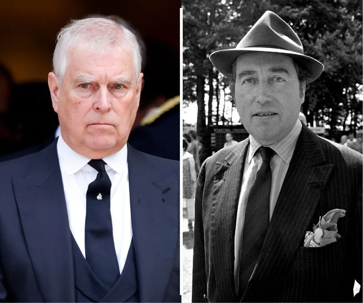 Royal biographer Andrew Lownie believes Lord Porchester is Andrew's real father. (Image: Getty)