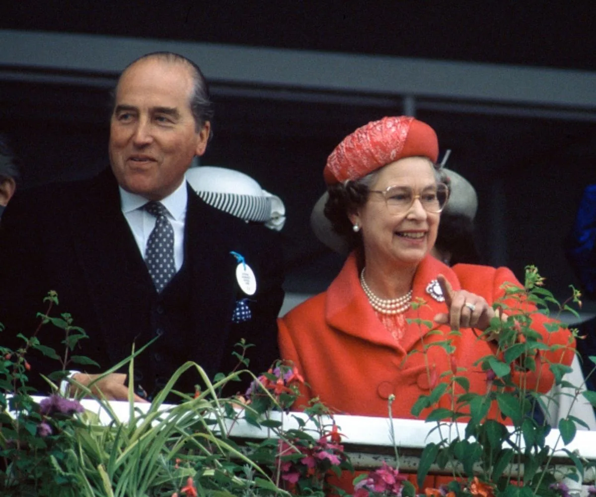 Best of friends: Rumours have surfaced over the years that the Queen and Porchie were more than friends. (Image: Getty)