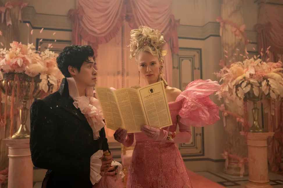 Lady Cressida Penwood is a frontrunner for Lady Whistledown in Bridgerton