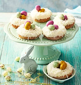 Easter doughnut nests