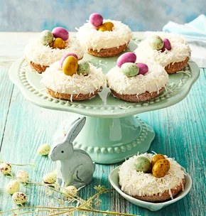 Easter doughnut nests