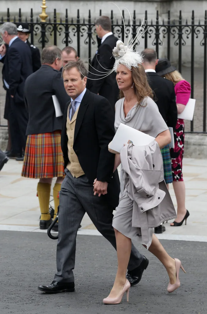 Tom Bradby and wife Claudia attend Prince William and Kate Middleton's wedding in 2011