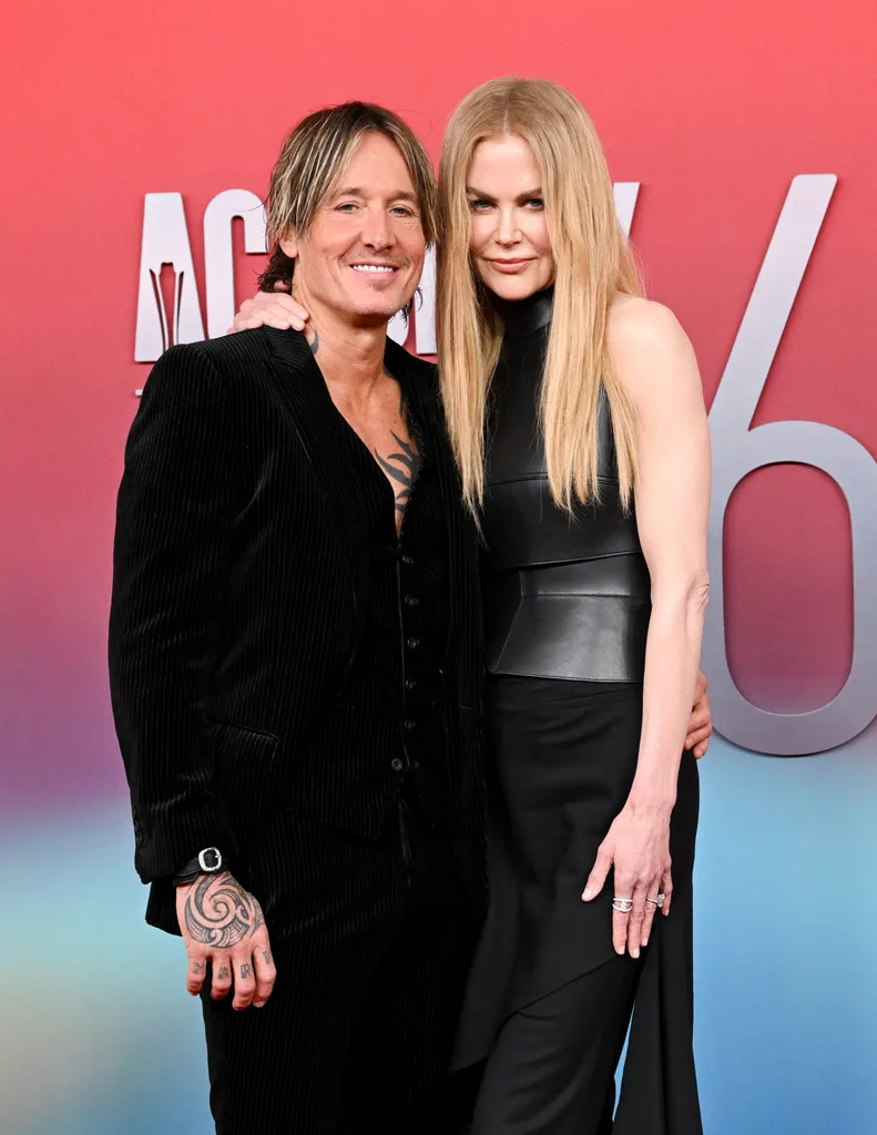 Keith Urban and Nicole Kidman attend the 60th Academy Of Country Music Awards on May 8, 2025