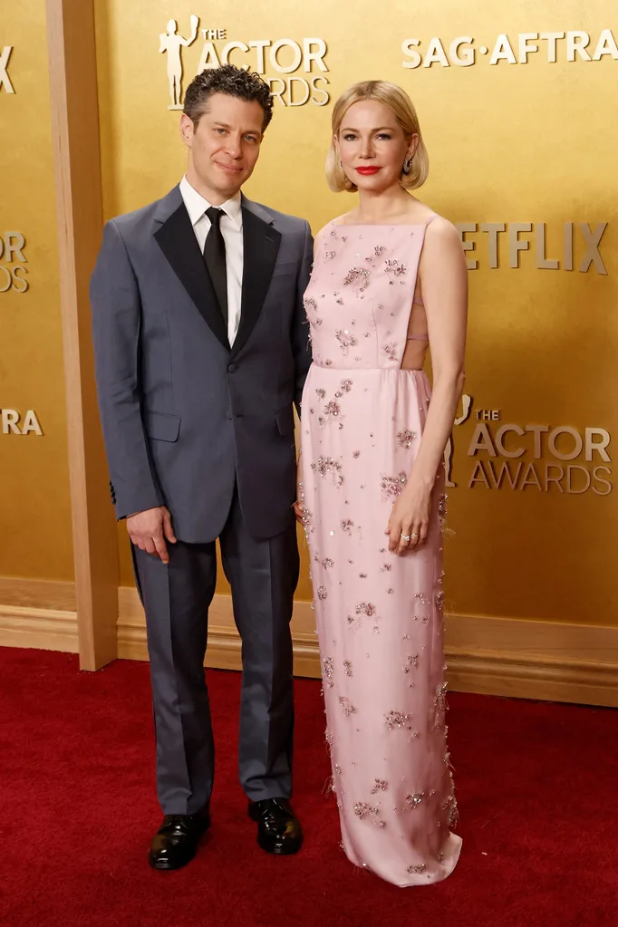 Michelle Williams attends the Actor Awards with husband Thomas Kail
