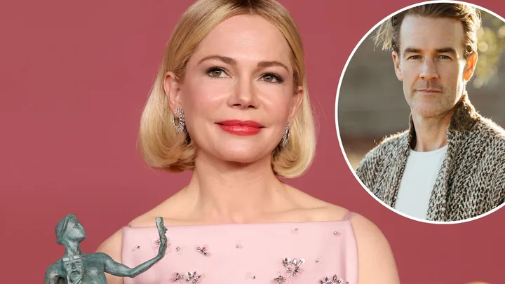 Michelle Williams pays tribute to late co-star James Van Der Beek at the Actor Awards