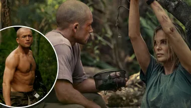 Taron Egerton and Charlize Theron star in Apex