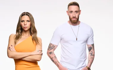 Bec and Danny from MAFS looking upset.