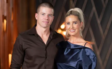 Tyson and Stephanie at a MAFS dinner party.