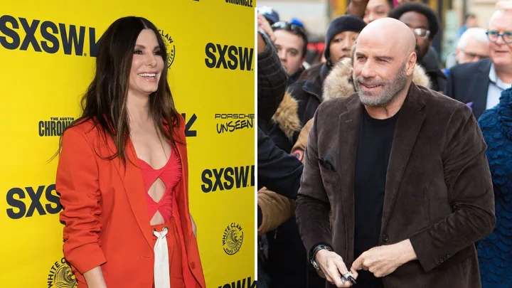Sandra Bullock and John Travolta
