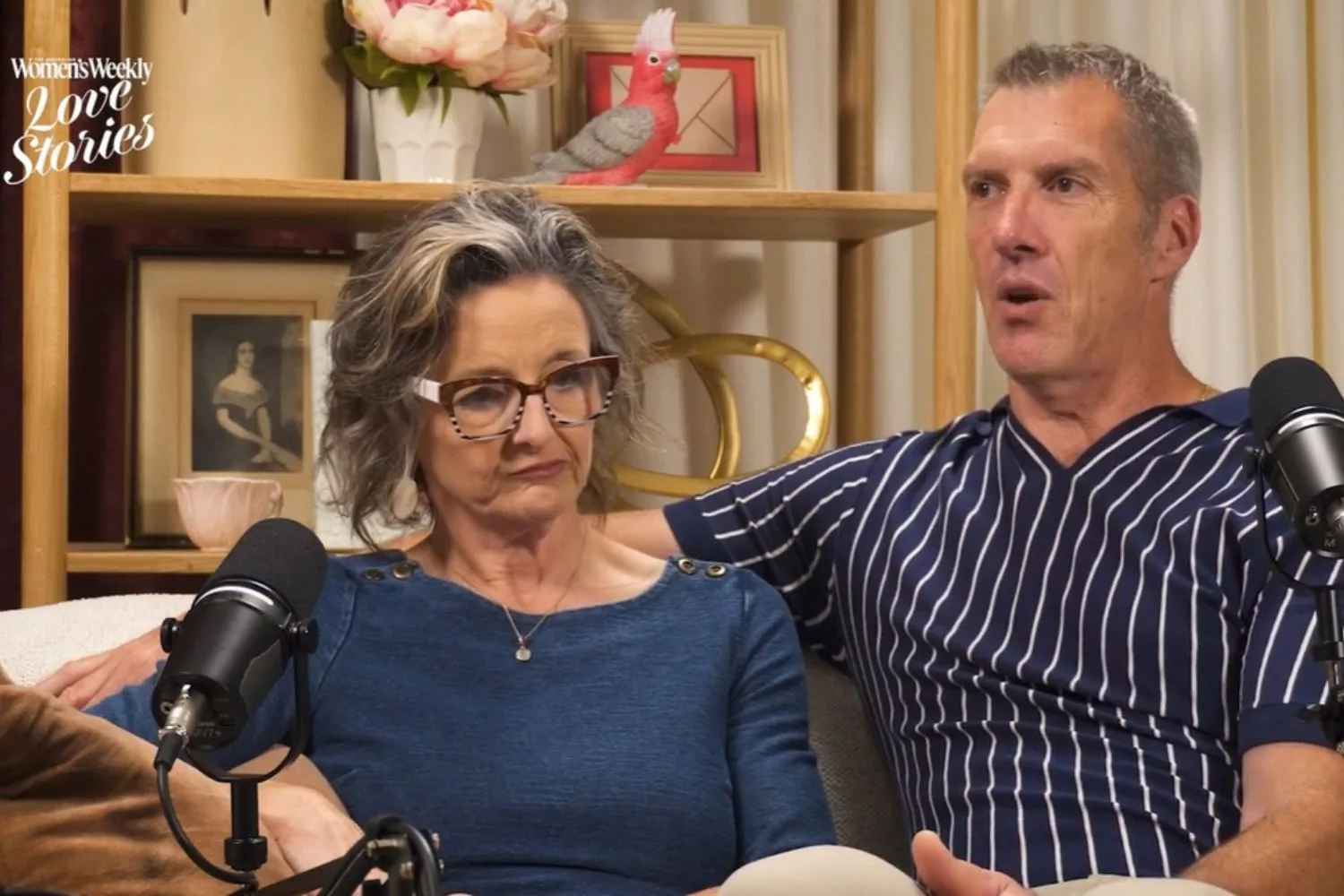 Julie Goodwin and husband Mick on the podcast