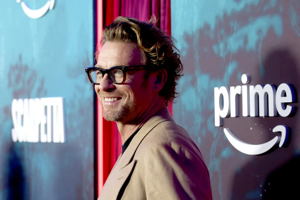 Simon Baker attends the New York premiere of Scarpetta