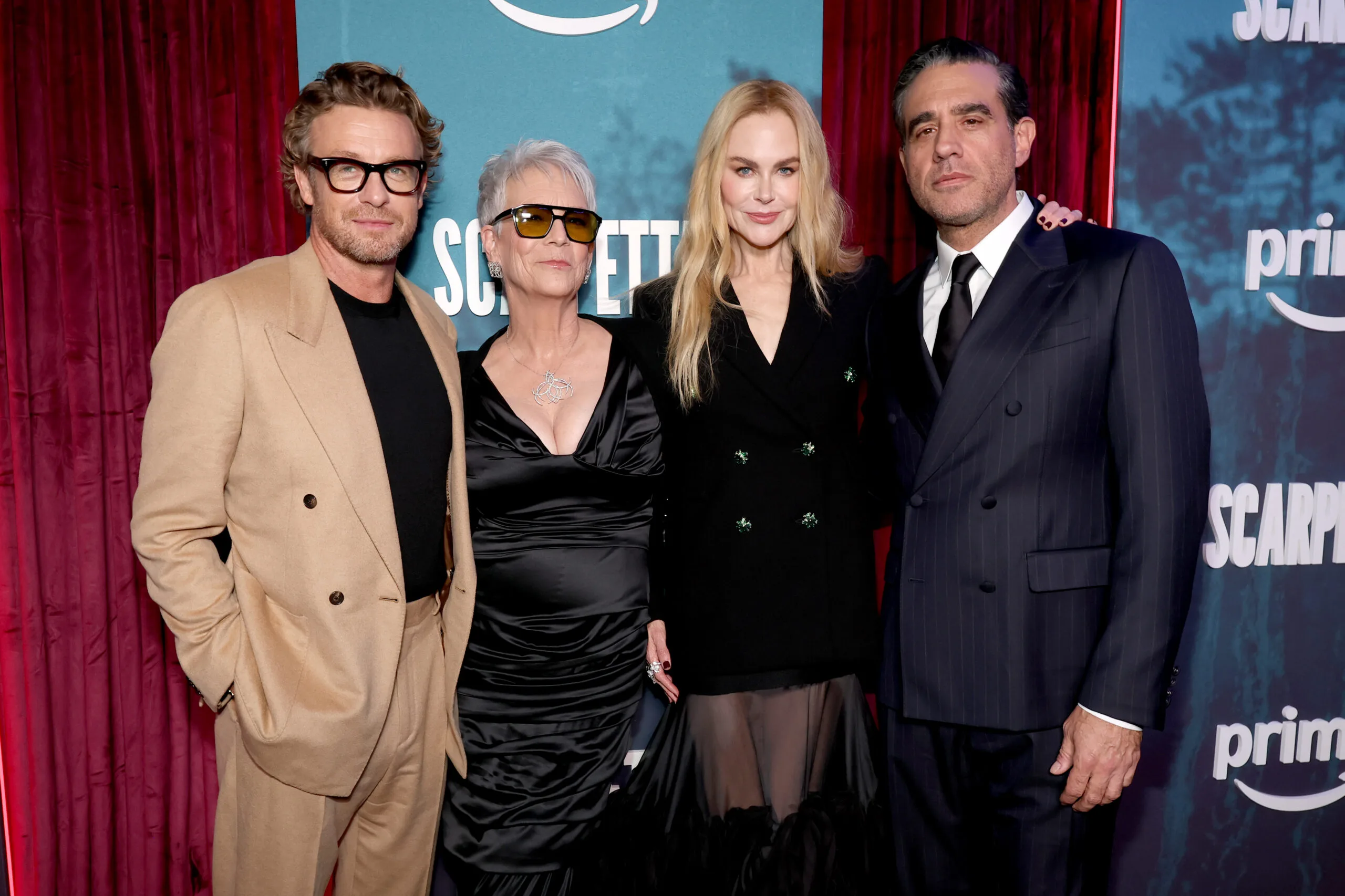 Simon Baker, Jamie Lee Curtis, Nicole Kidman and Bobby Cannavale attend the New York premiere of Scarpetta