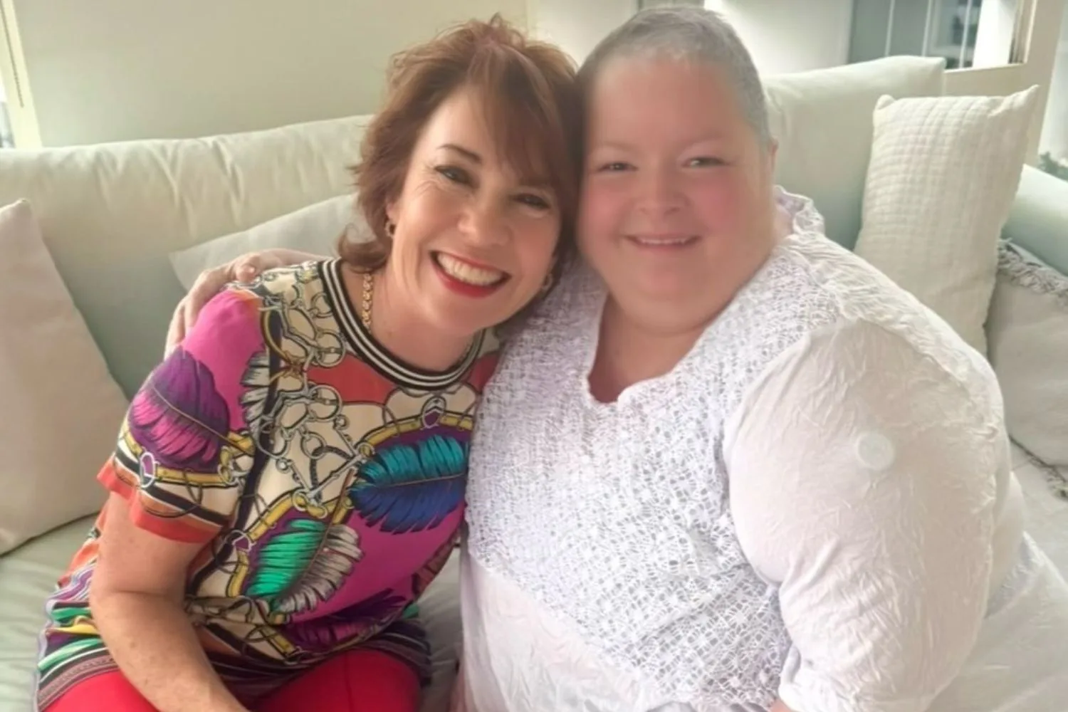 Magda Szubanski and Kathy Lette