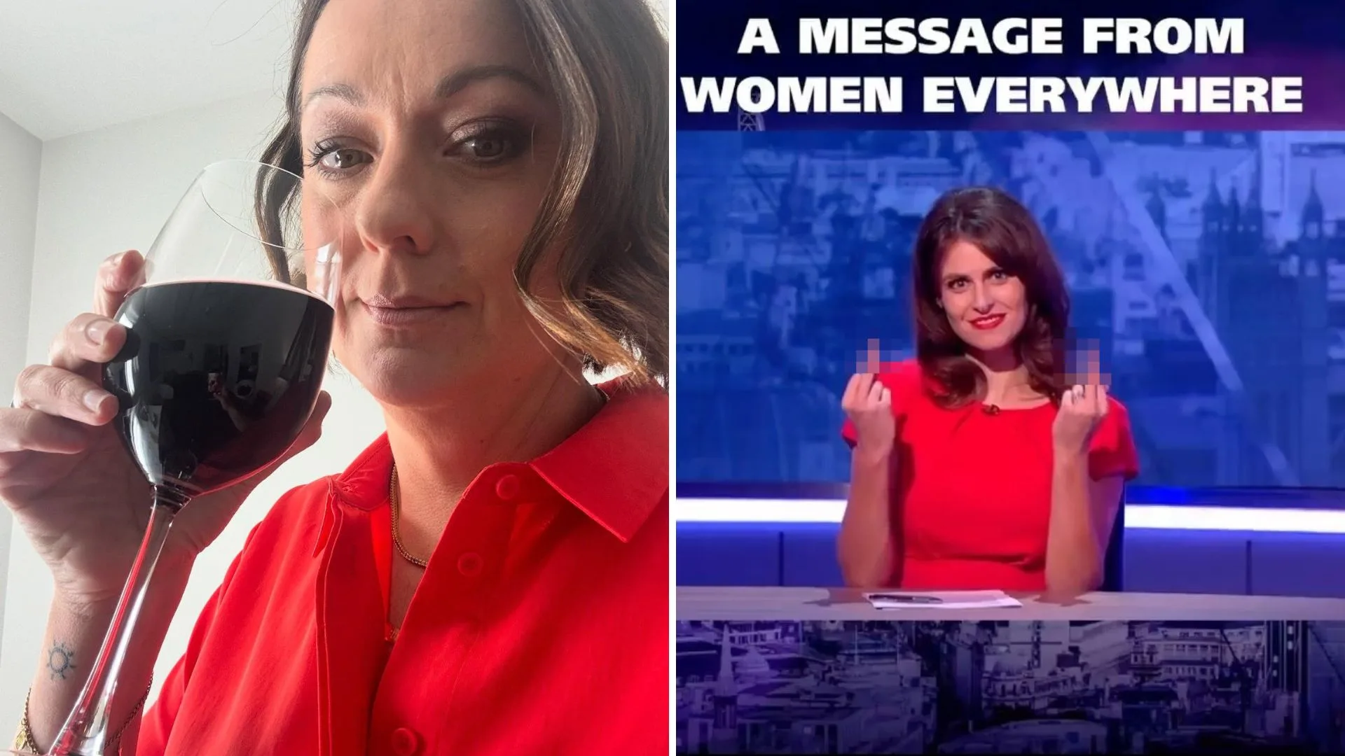 Celeste Barber and the skit she shared