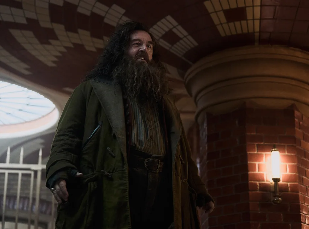 Nick Frost as Hagrid in the new Harry Potter TV series