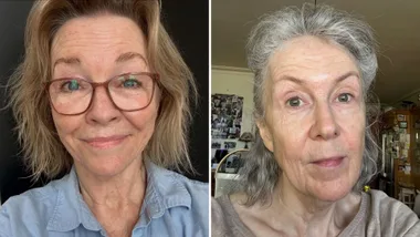 Rebecca Gibney sparks powerful social media movement celebrating natural ageing