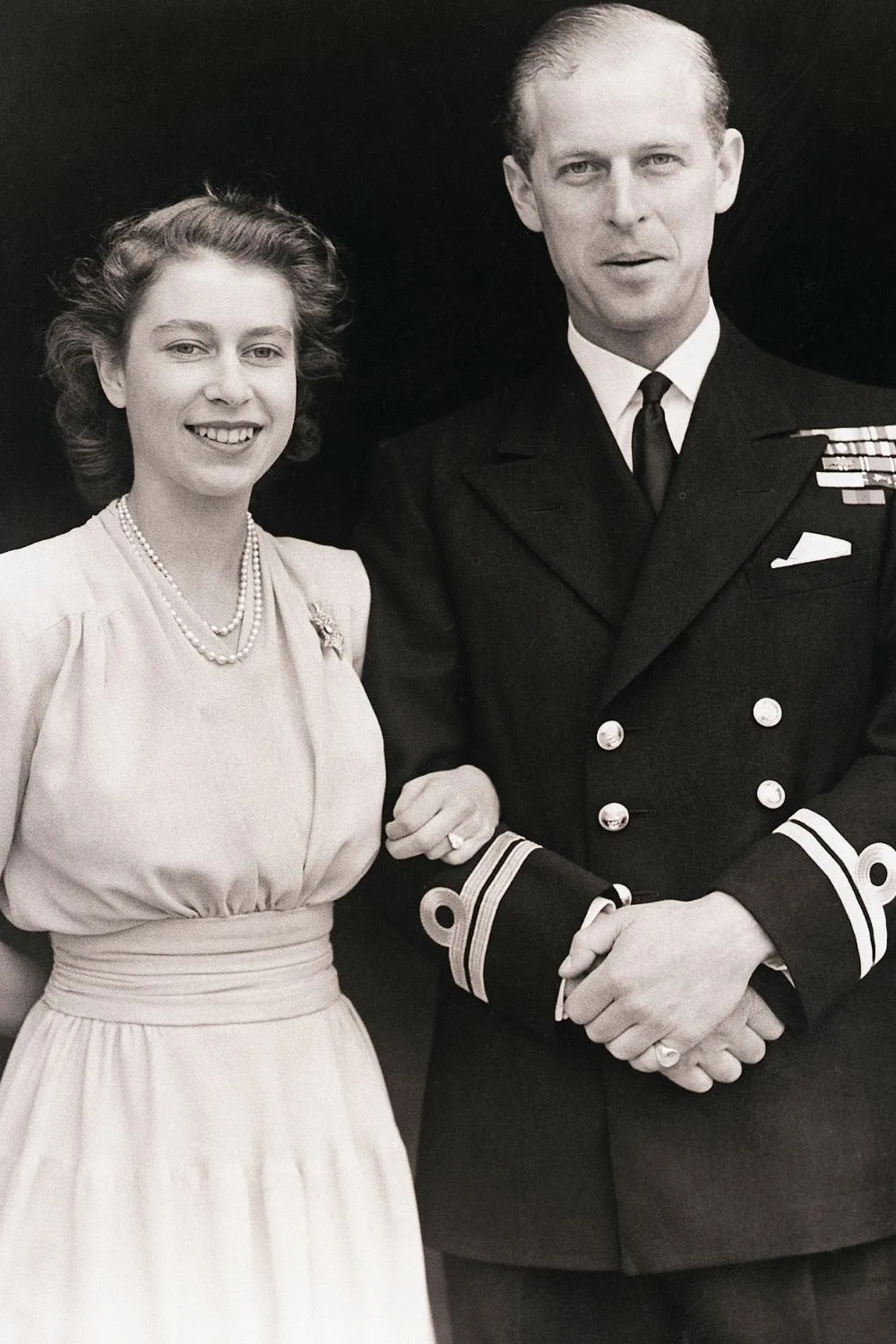 The Queen and Prince Philip when they were younger
